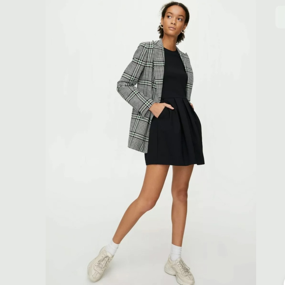 Artzia Wilfred Tartine Fit Flare long sleeve dress